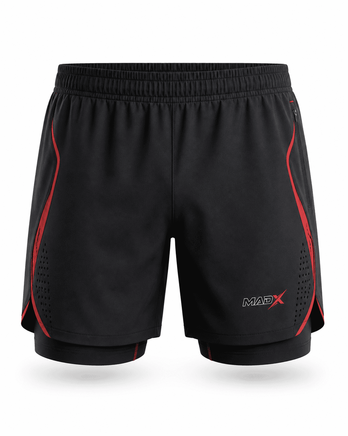 Tempo Black Running Shorts
