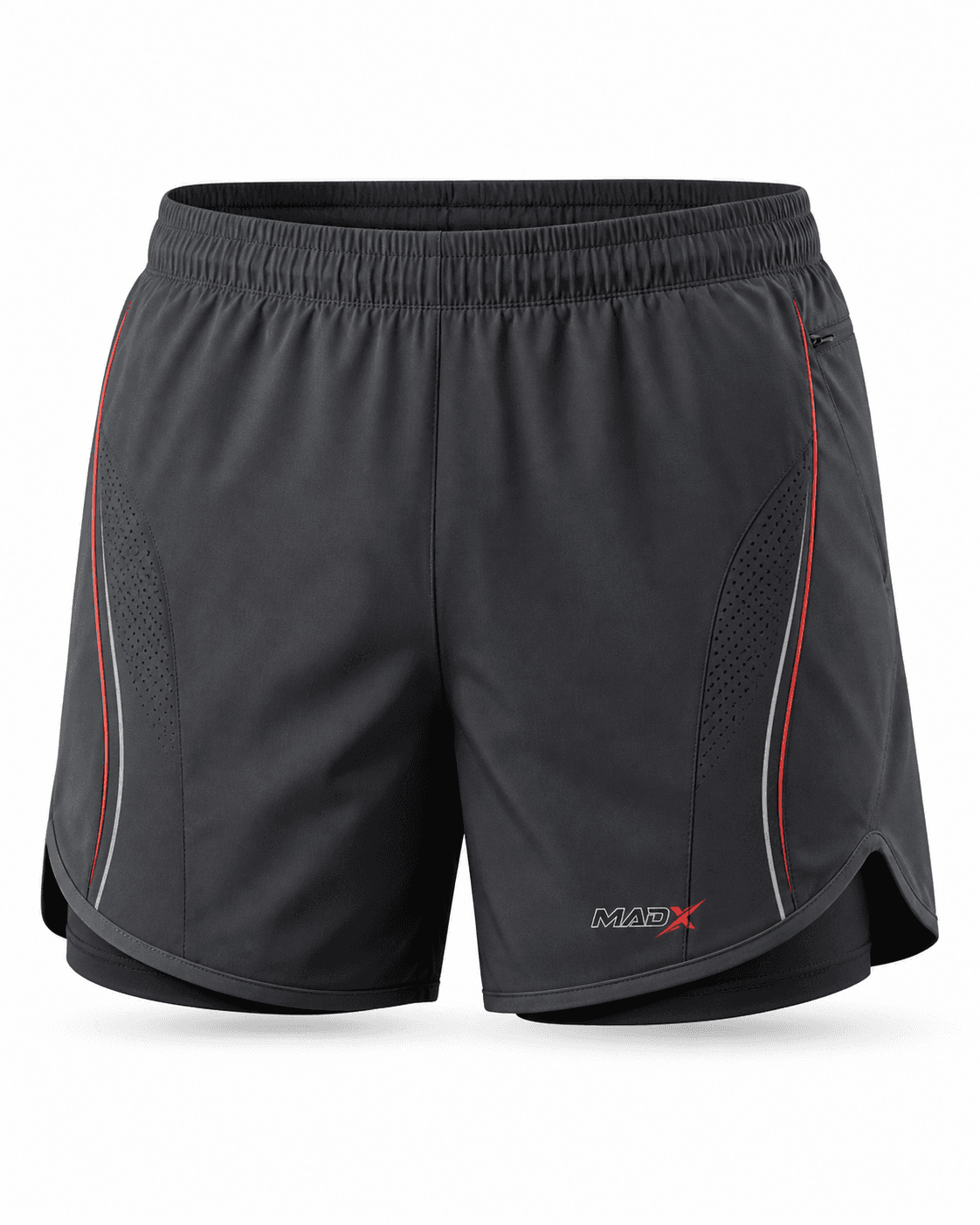 Mile Charcoal Running Shorts