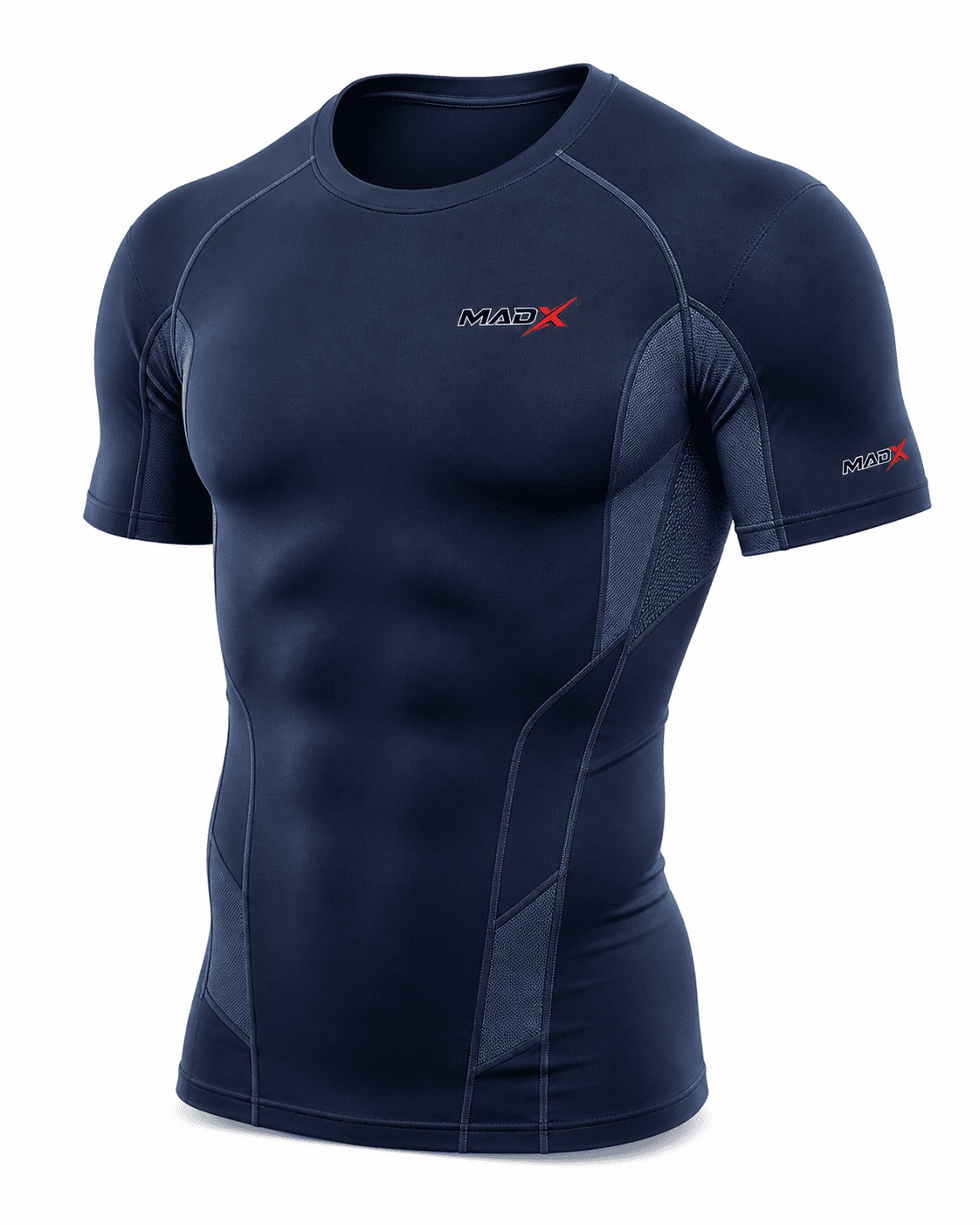 Vector Navy Compression T-Shirt