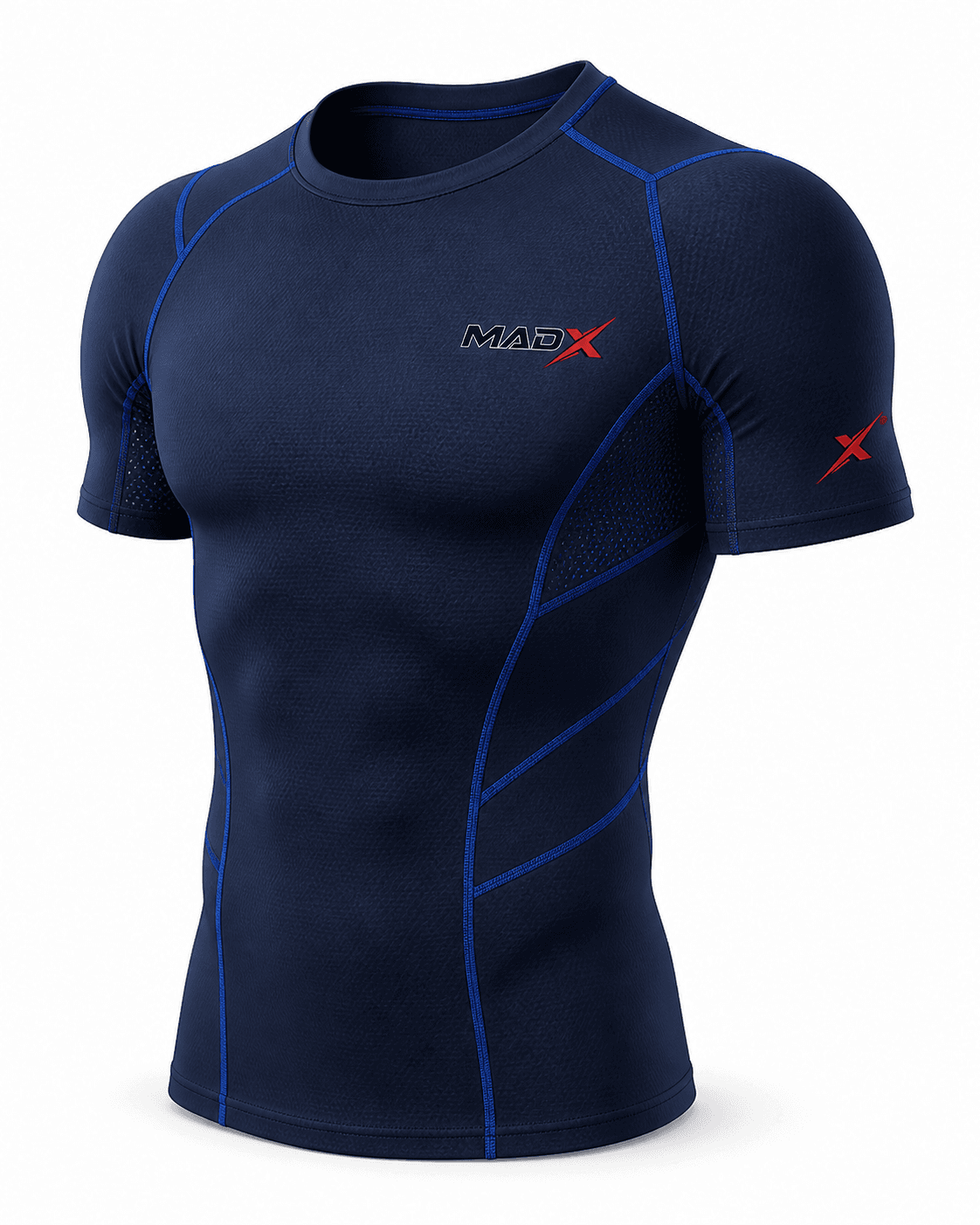 Surge Navy & Blue Compression T-Shirt
