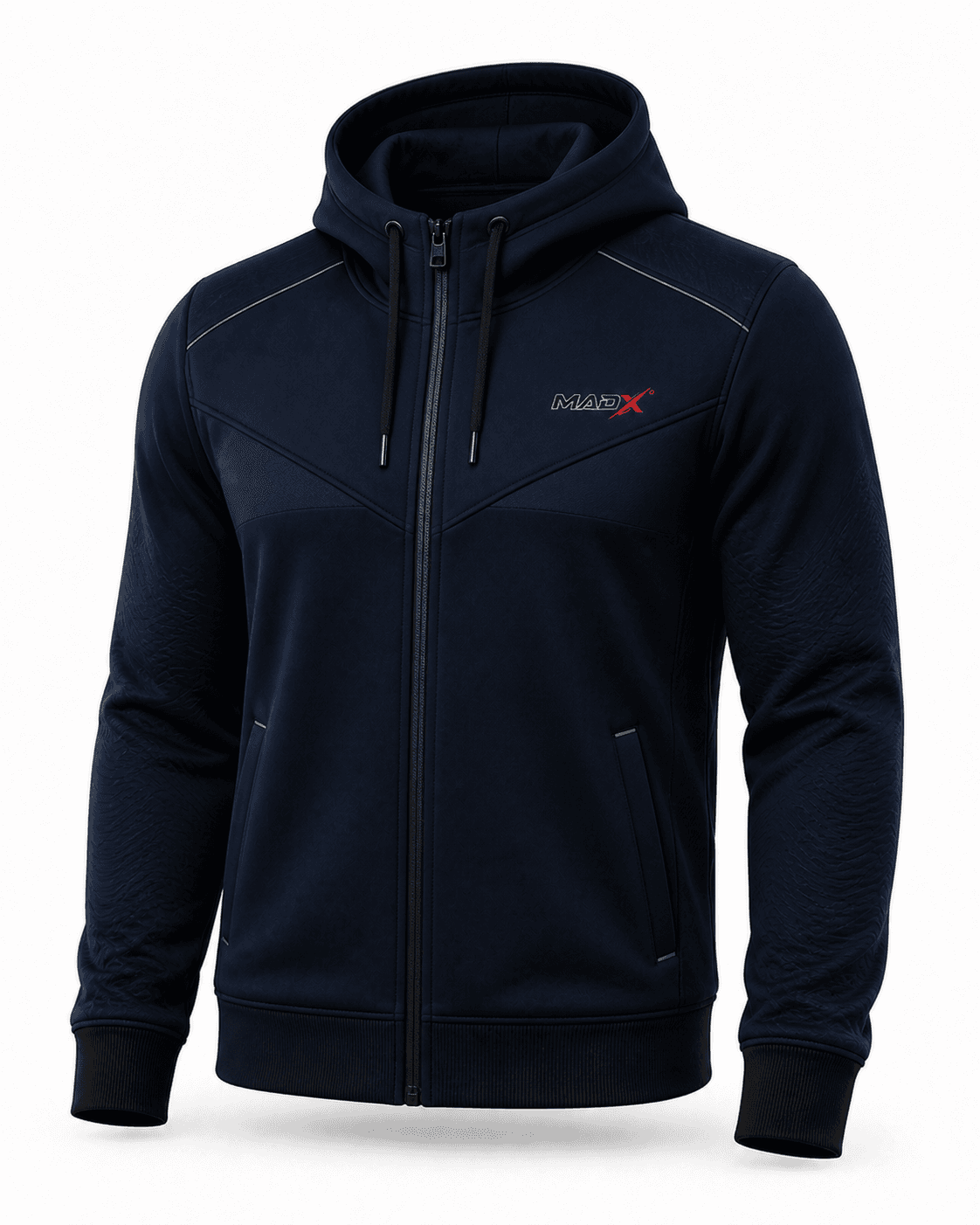 Apex Navy Full-Zip Training Hoodie