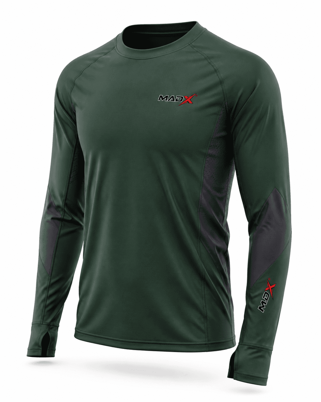 Range Forest & Charcoal Long-Sleeve Training Top