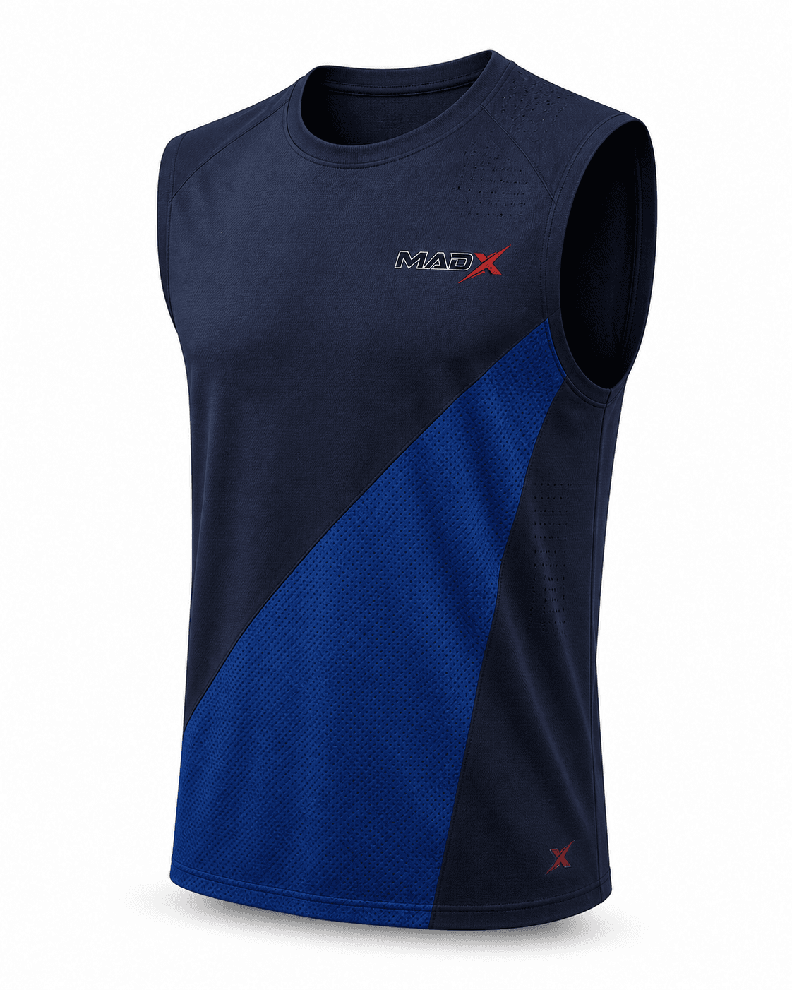 Vector Navy & Blue Sleeveless Training Shirt
