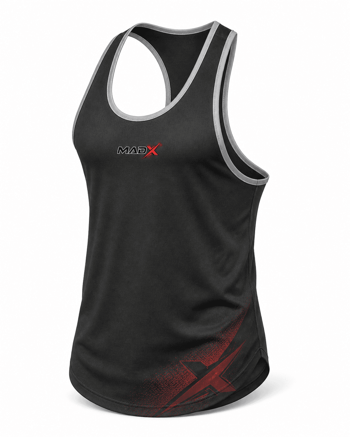 Impact Black & Grey Stringer Vest