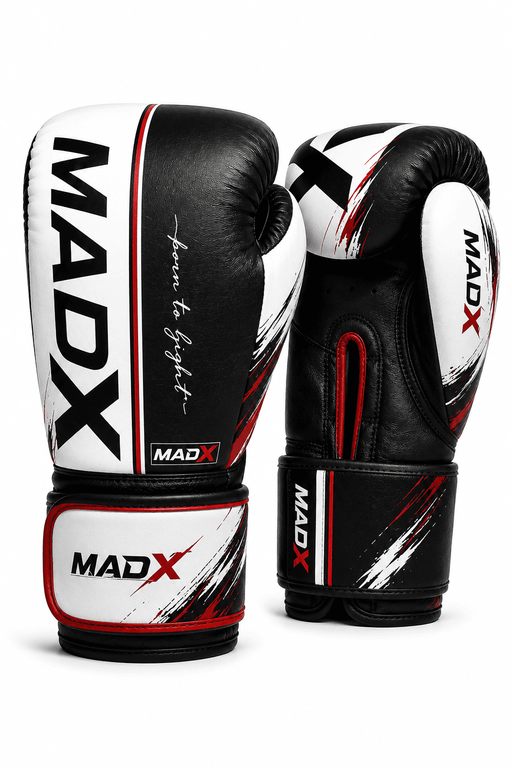 Titan Black, White & Red Training Gloves