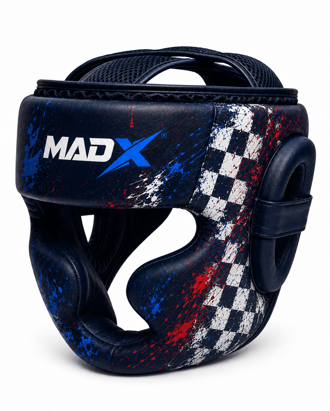 Race Checkered Cheek Headguard