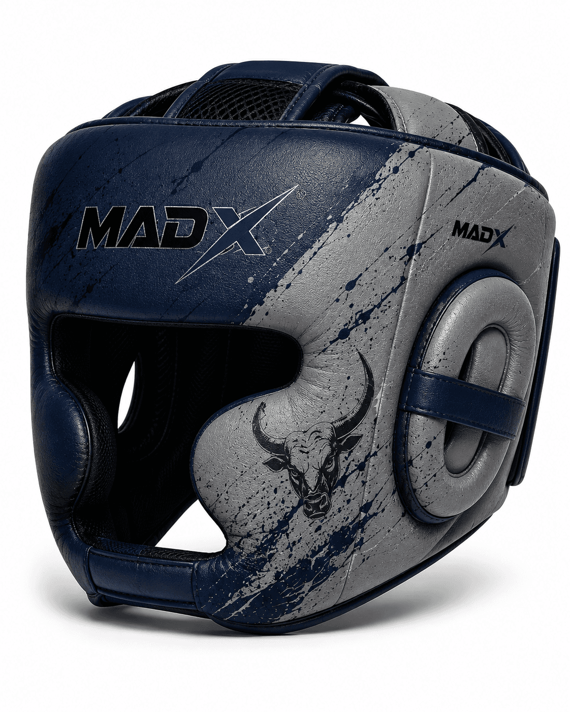 Brutal Silver Bull Cheek Headguard