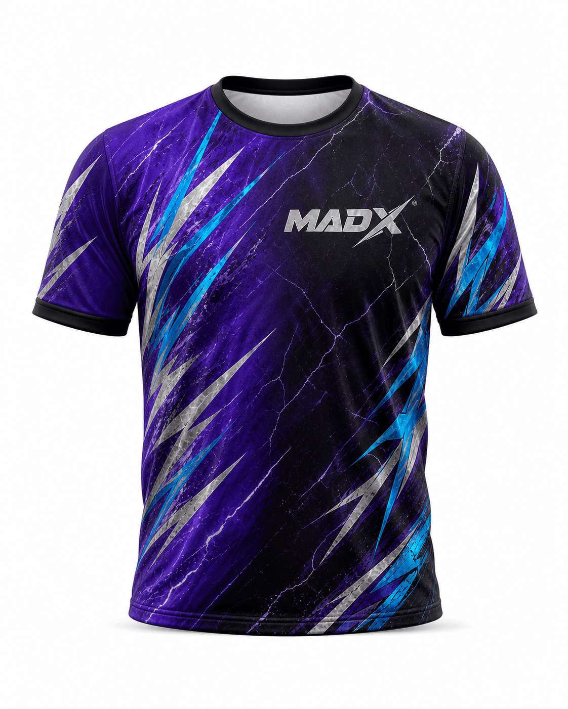Voltage Purple & Cyan Boxing Training Shirt