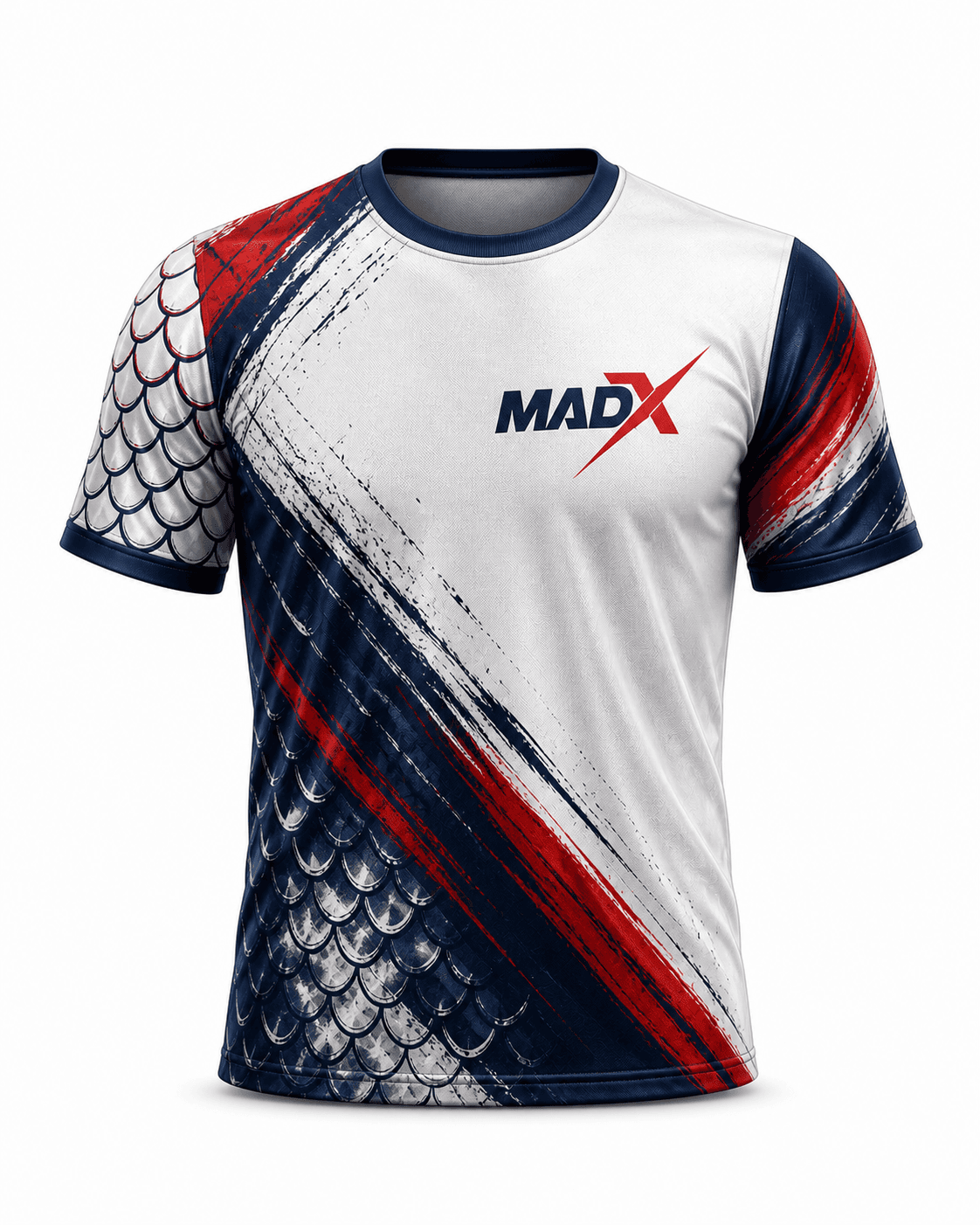Dragon Pearl, Navy & Crimson Boxing Training Shirt
