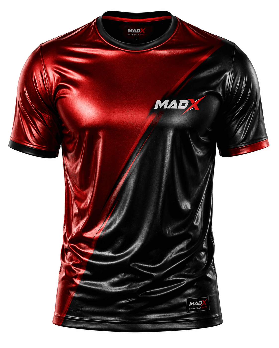 Vortex Metallic Red & Black Training Shirt