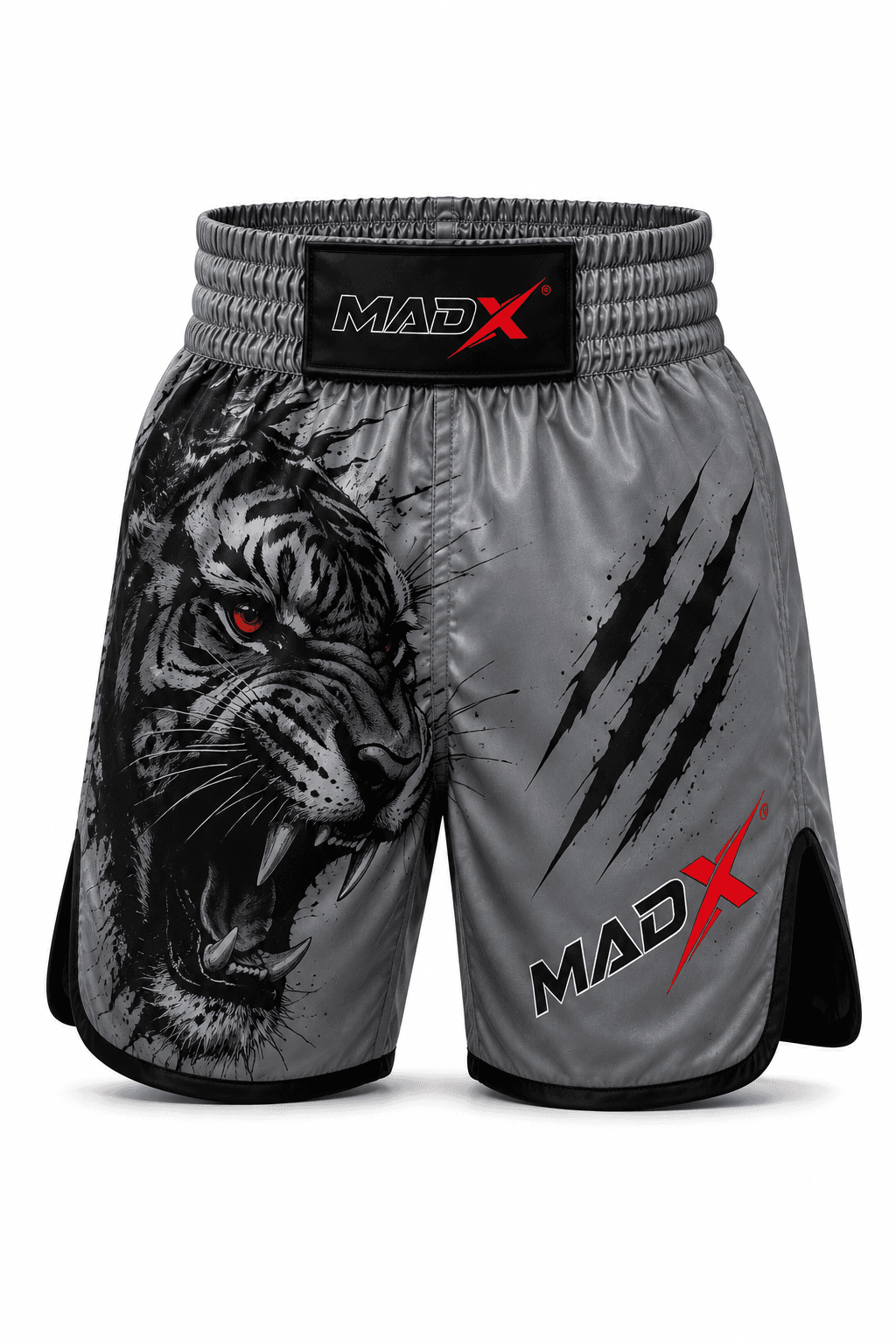 Tornado Grey Tiger Boxing Shorts