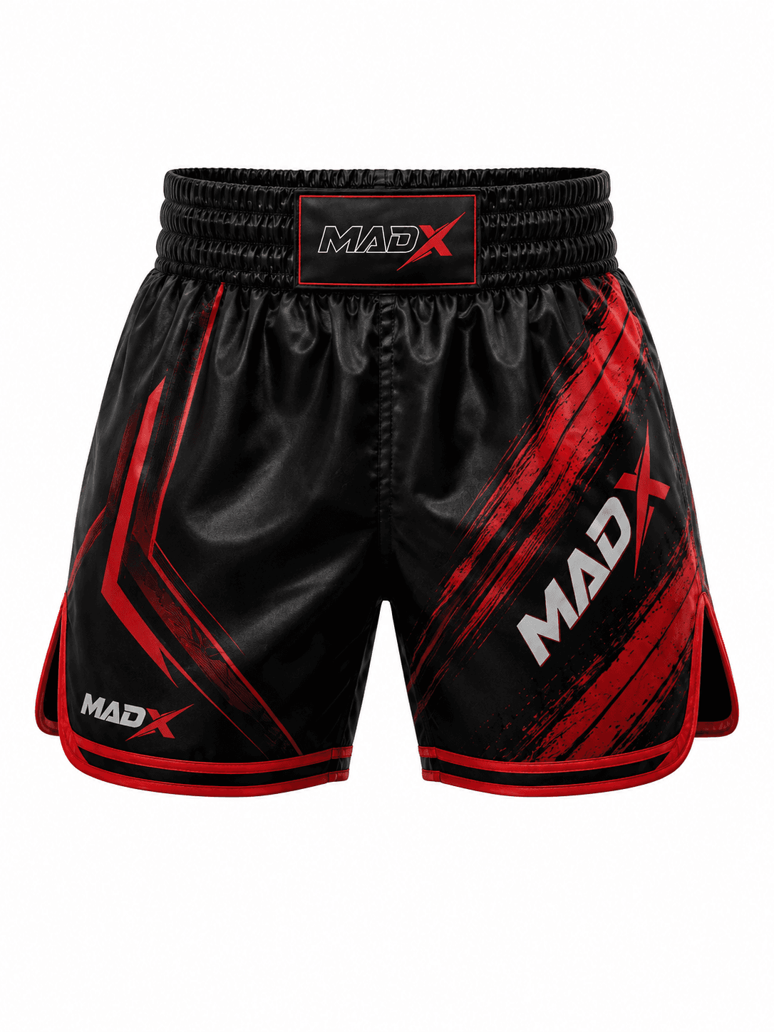 Brutal Black & Red Boxing Shorts