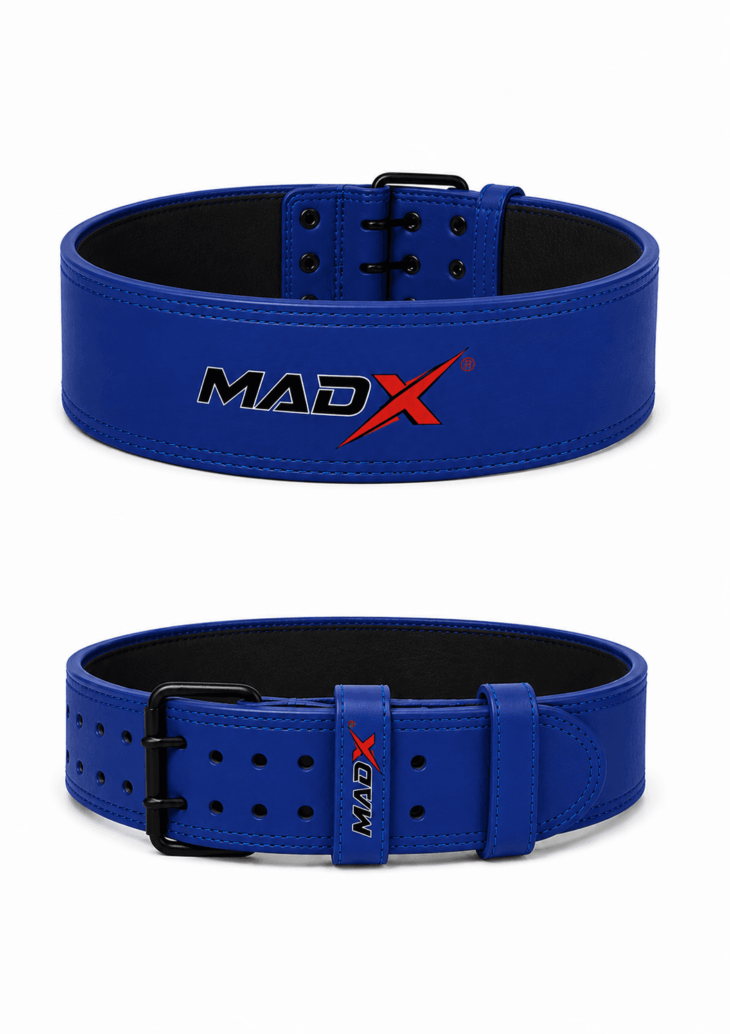 Inferno Blue Double-Prong Powerlifting Belt