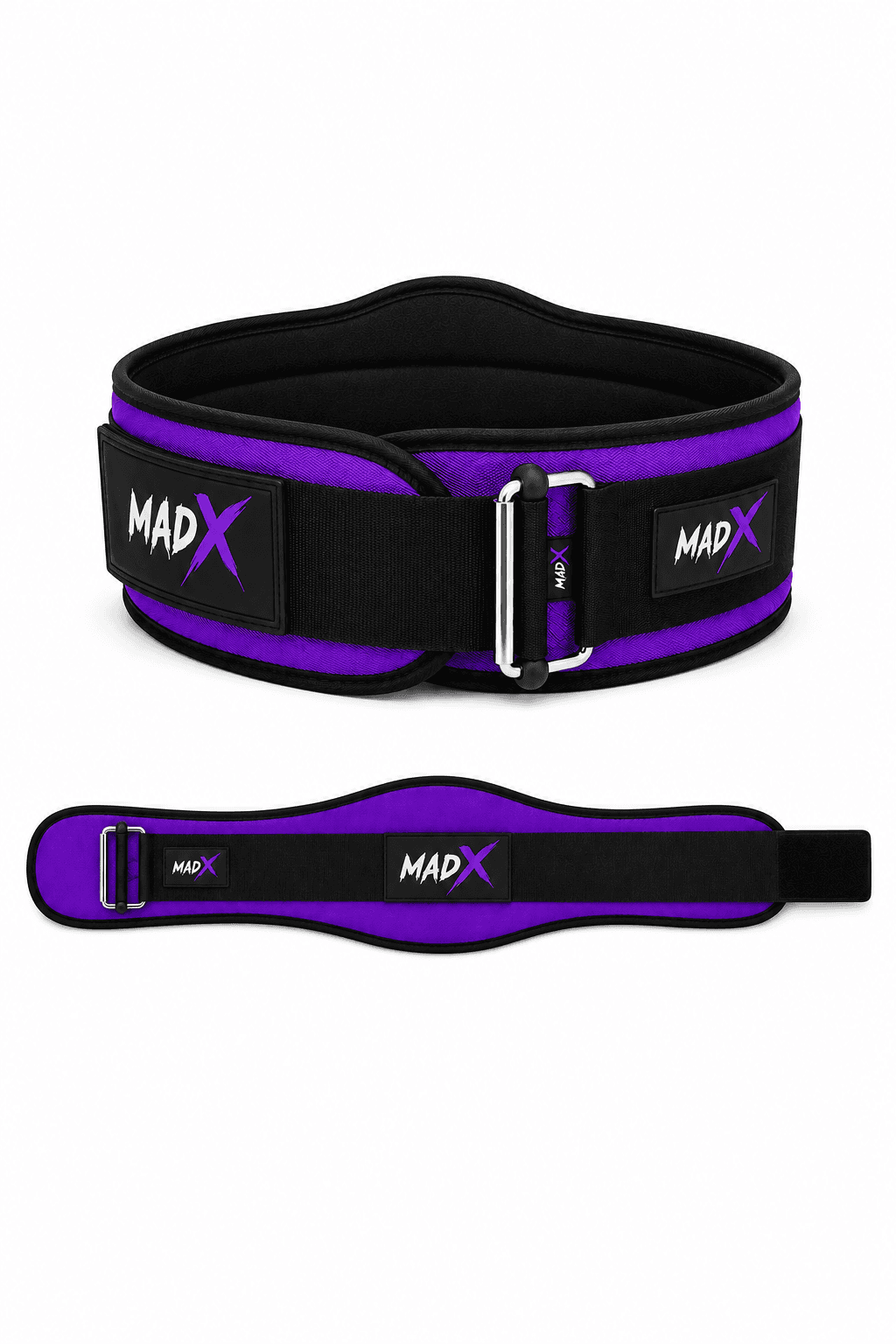 Brutal Black & Purple Padded Gym Belt