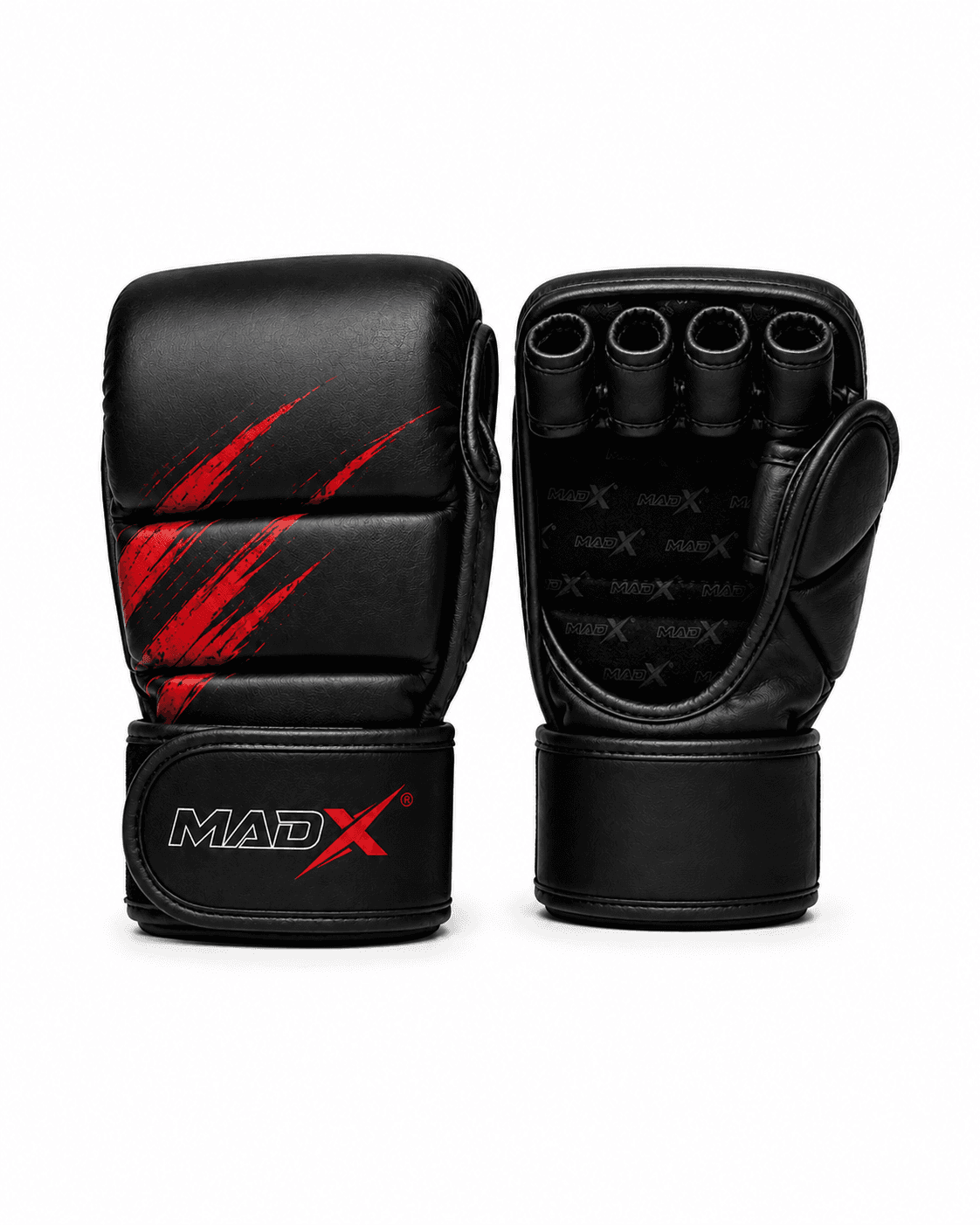Apex Black & Red MMA Sparring Gloves